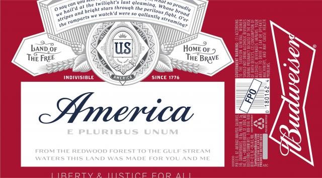 A-B InBev busca reemplazar a Budweiser con “America” en sus packagings